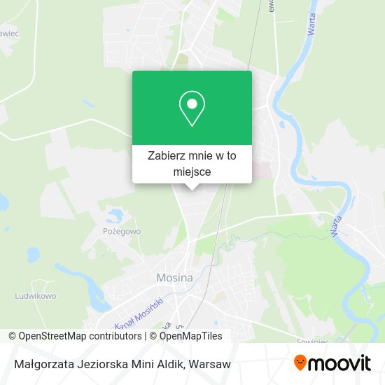 Mapa Małgorzata Jeziorska Mini Aldik