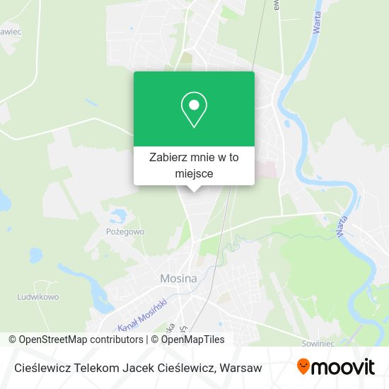 Mapa Cieślewicz Telekom Jacek Cieślewicz