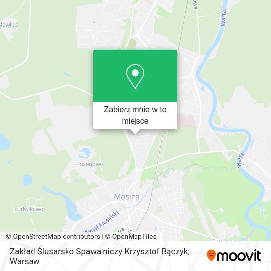 Mapa Zakład Ślusarsko Spawalniczy Krzysztof Bączyk