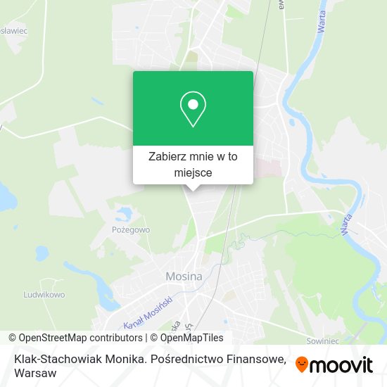 Mapa Klak-Stachowiak Monika. Pośrednictwo Finansowe