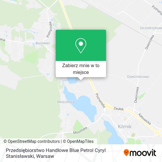 Mapa Przedsiębiorstwo Handlowe Blue Petrol Cyryl Stanisławski