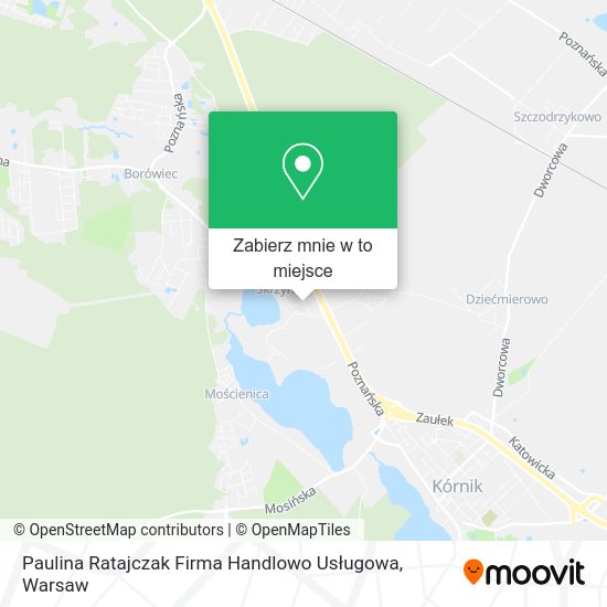 Mapa Paulina Ratajczak Firma Handlowo Usługowa