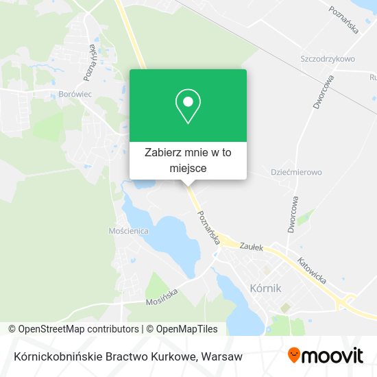 Mapa Kórnickobnińskie Bractwo Kurkowe