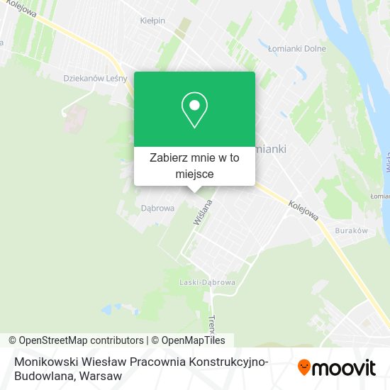 Mapa Monikowski Wiesław Pracownia Konstrukcyjno-Budowlana