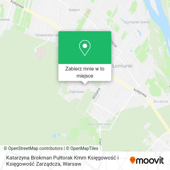 Mapa Katarzyna Brokman Pułtorak Kmm Księgowość i Księgowość Zarządcza