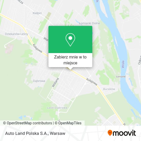 Mapa Auto Land Polska S.A.