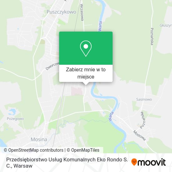 Mapa Przedsiębiorstwo Usług Komunalnych Eko Rondo S. C.