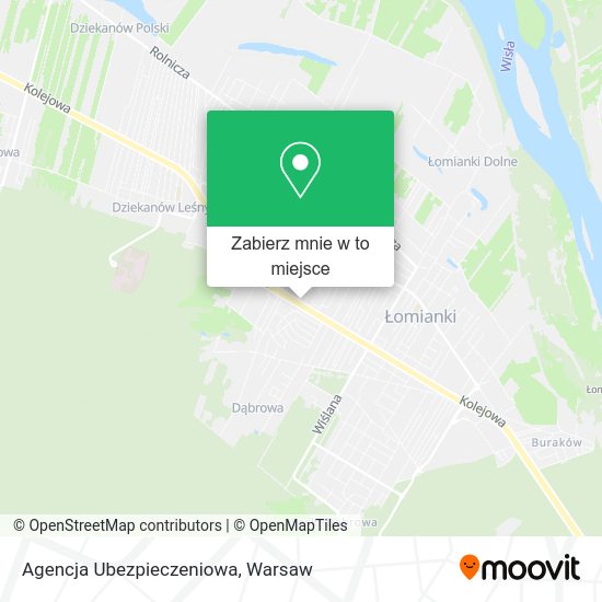 Mapa Agencja Ubezpieczeniowa