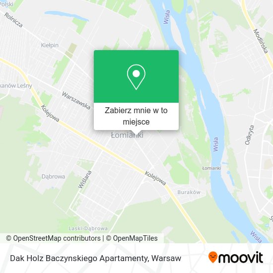 Mapa Dak Holz Baczynskiego Apartamenty