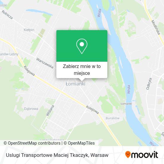 Mapa Uslugi Transportowe Maciej Tkaczyk