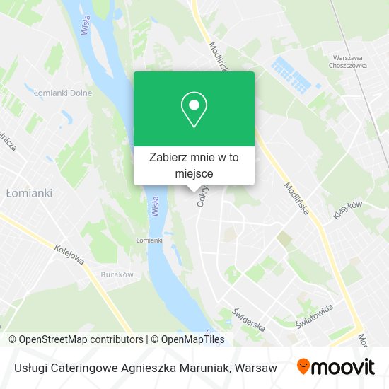 Mapa Usługi Cateringowe Agnieszka Maruniak