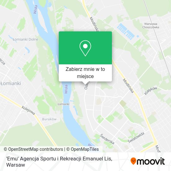 Mapa 'Emu' Agencja Sportu i Rekreacji Emanuel Lis