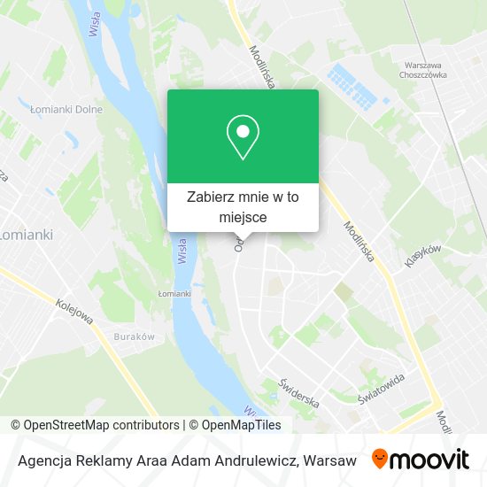 Mapa Agencja Reklamy Araa Adam Andrulewicz