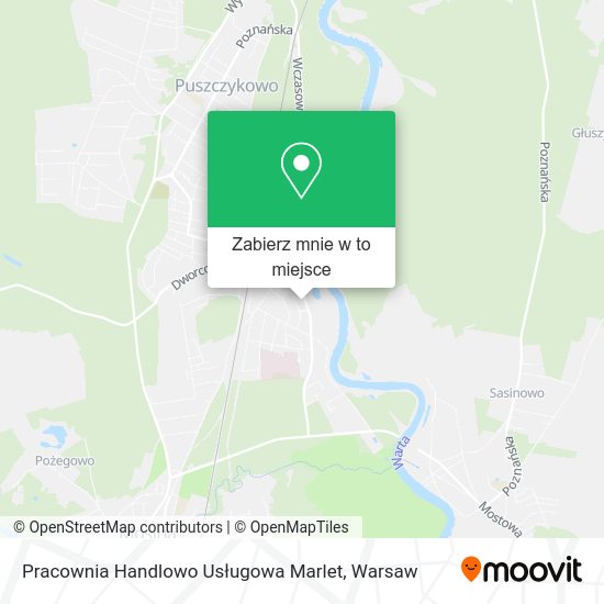 Mapa Pracownia Handlowo Usługowa Marlet