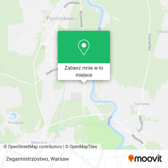 Mapa Zegarmistrzostwo