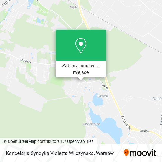 Mapa Kancelaria Syndyka Violetta Wilczyńska