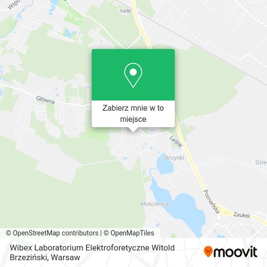 Mapa Wibex Laboratorium Elektroforetyczne Witold Brzeziński