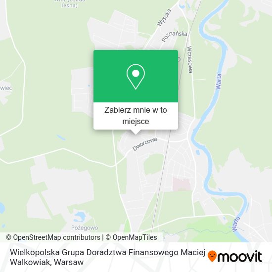 Mapa Wielkopolska Grupa Doradztwa Finansowego Maciej Walkowiak