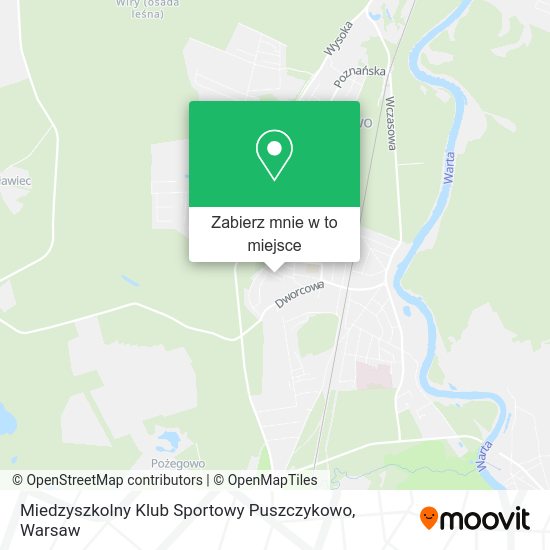 Mapa Miedzyszkolny Klub Sportowy Puszczykowo