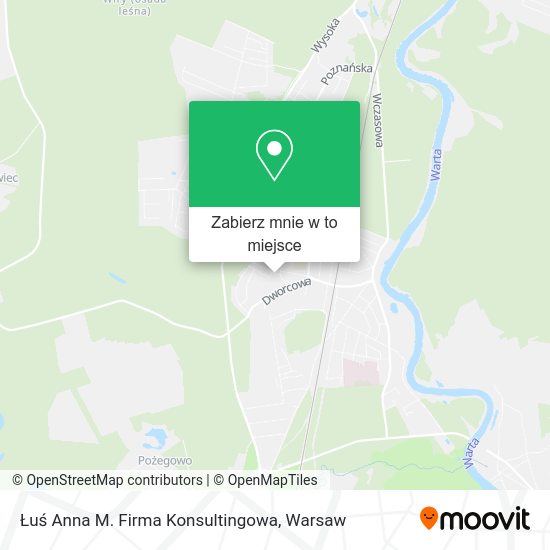 Mapa Łuś Anna M. Firma Konsultingowa