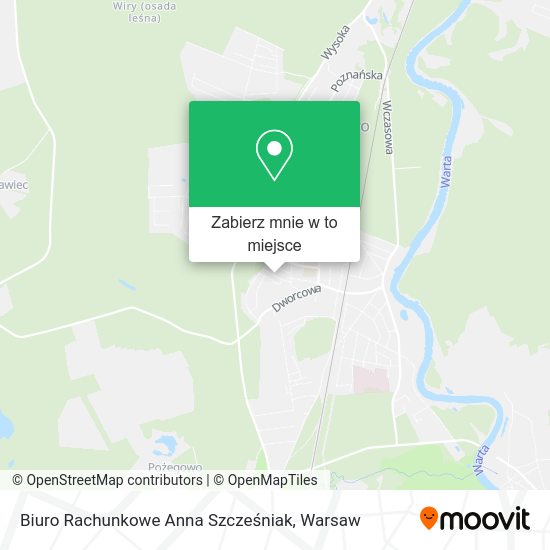 Mapa Biuro Rachunkowe Anna Szcześniak