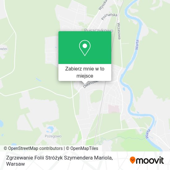 Mapa Zgrzewanie Folii Stróżyk Szymendera Mariola