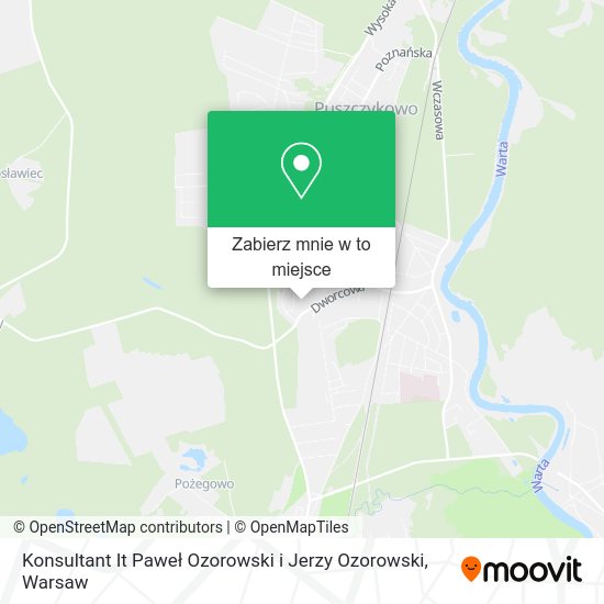 Mapa Konsultant It Paweł Ozorowski i Jerzy Ozorowski