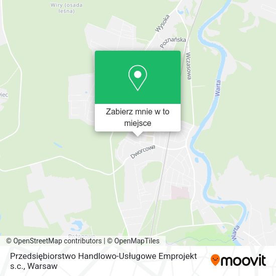 Mapa Przedsiębiorstwo Handlowo-Usługowe Emprojekt s.c.