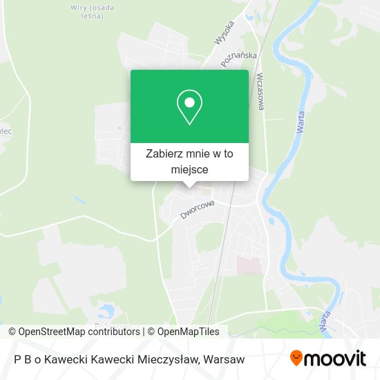 Mapa P B o Kawecki Kawecki Mieczysław