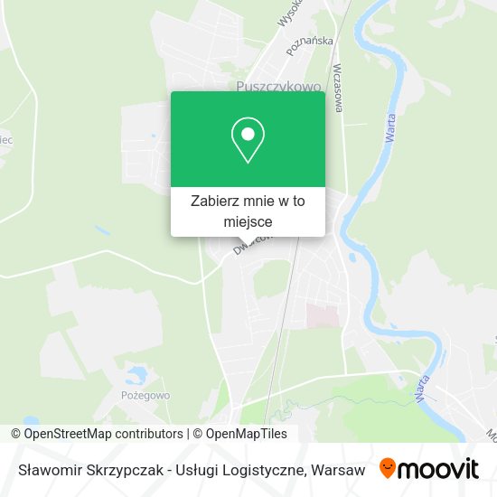 Mapa Sławomir Skrzypczak - Usługi Logistyczne