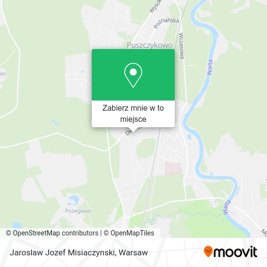 Mapa Jaroslaw Jozef Misiaczynski