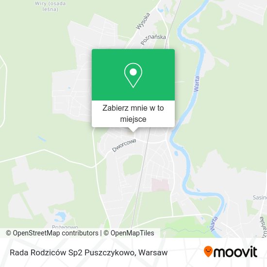 Mapa Rada Rodziców Sp2 Puszczykowo