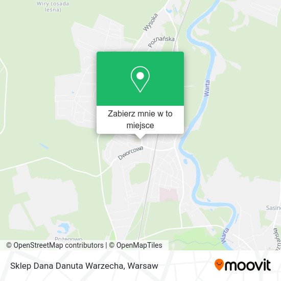 Mapa Sklep Dana Danuta Warzecha