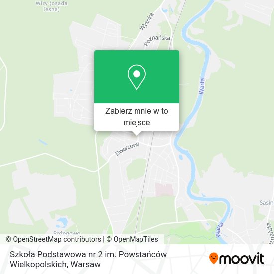 Mapa Szkoła Podstawowa nr 2 im. Powstańców Wielkopolskich