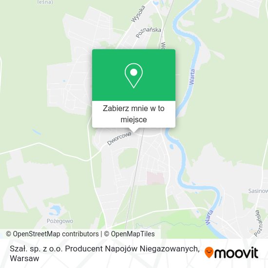 Mapa Szał. sp. z o.o. Producent Napojów Niegazowanych