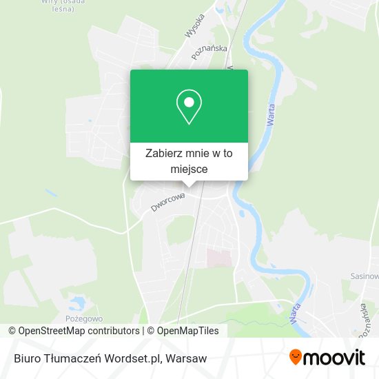 Mapa Biuro Tłumaczeń Wordset.pl