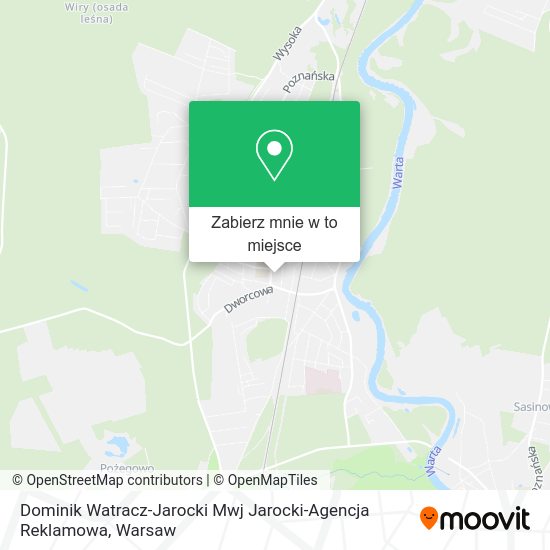 Mapa Dominik Watracz-Jarocki Mwj Jarocki-Agencja Reklamowa