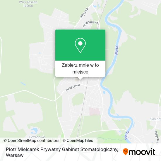 Mapa Piotr Mielcarek Prywatny Gabinet Stomatologiczny