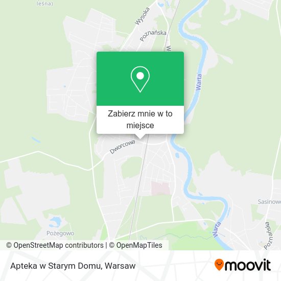 Mapa Apteka w Starym Domu