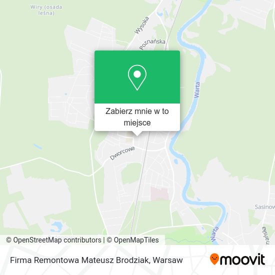 Mapa Firma Remontowa Mateusz Brodziak