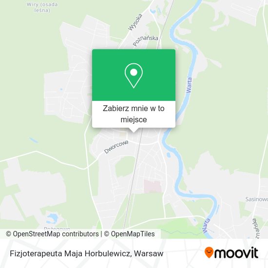 Mapa Fizjoterapeuta Maja Horbulewicz