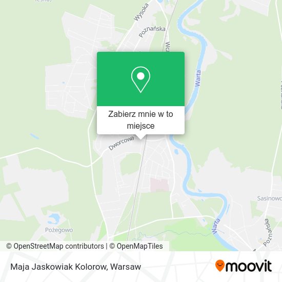 Mapa Maja Jaskowiak Kolorow