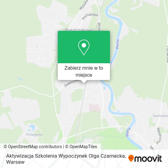 Mapa Aktywizacja Szkolenia Wypoczynek Olga Czarnecka