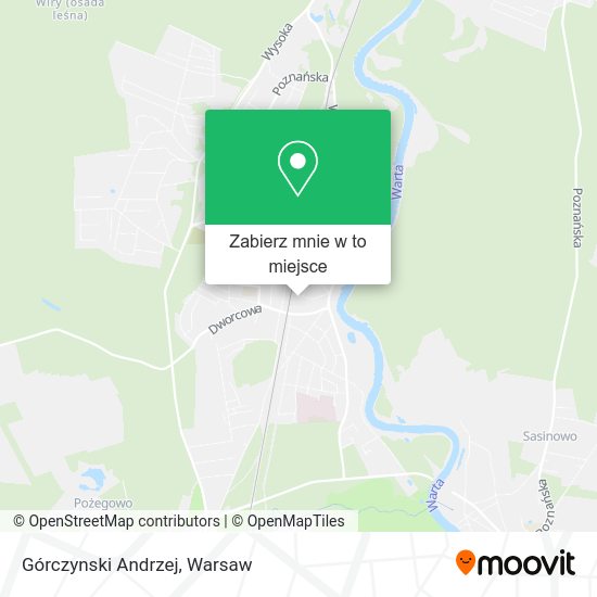 Mapa Górczynski Andrzej