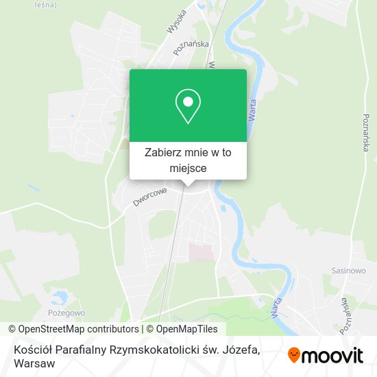 Mapa Kościół Parafialny Rzymskokatolicki św. Józefa