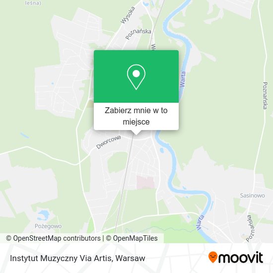 Mapa Instytut Muzyczny Via Artis