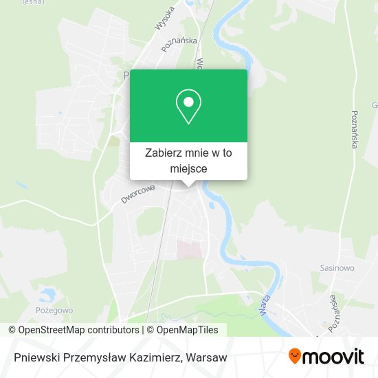 Mapa Pniewski Przemysław Kazimierz