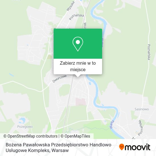 Mapa Bożena Pawałowska Przedsiębiorstwo Handlowo Usługowe Kompleks