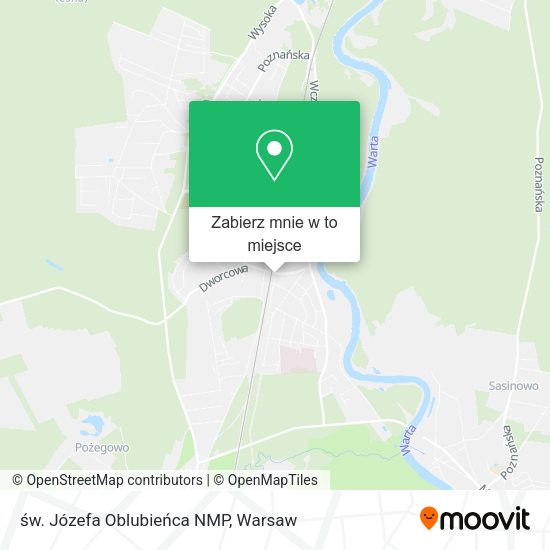 Mapa św. Józefa Oblubieńca NMP