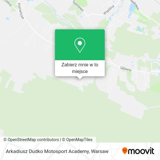 Mapa Arkadiusz Dudko Motosport Academy